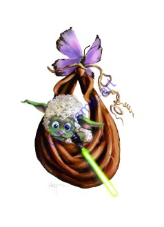 Baby Yobaaah Cosplay Fan Art PRINT